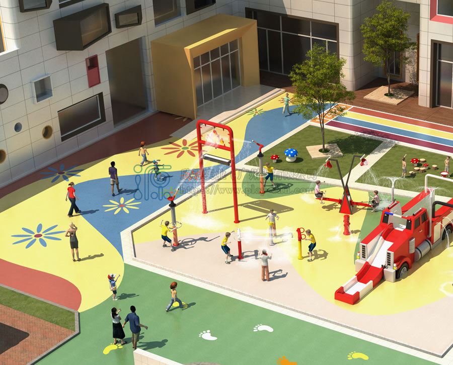 幼兒園旱噴廣場(chǎng)設(shè)計(jì)方案