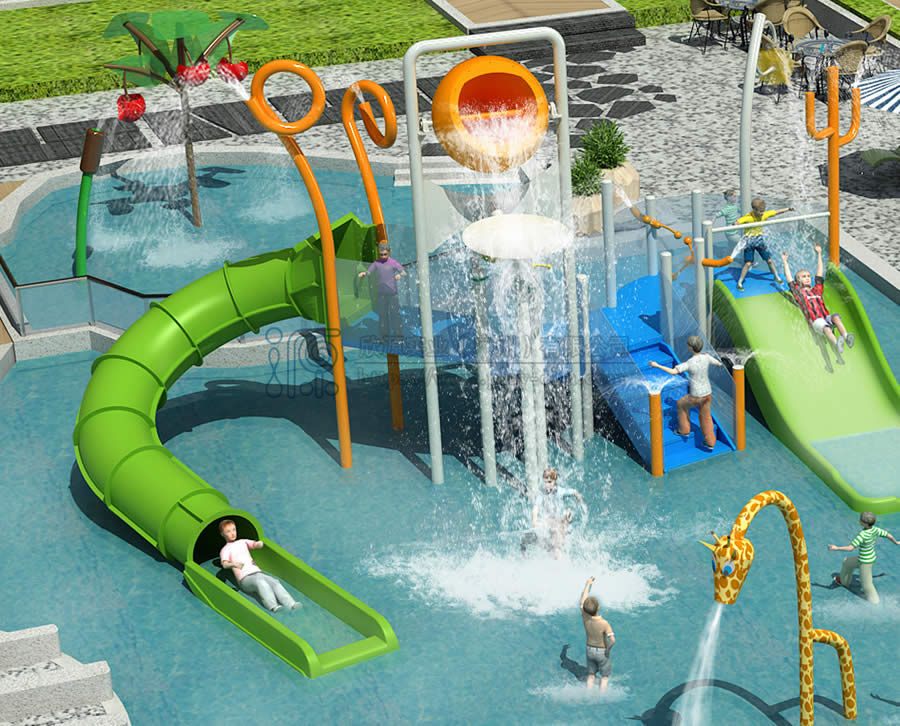 溫泉度假村小型水上樂園設計方案