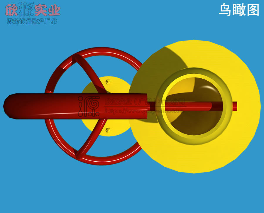 旋轉倒水桶戲水游樂設備