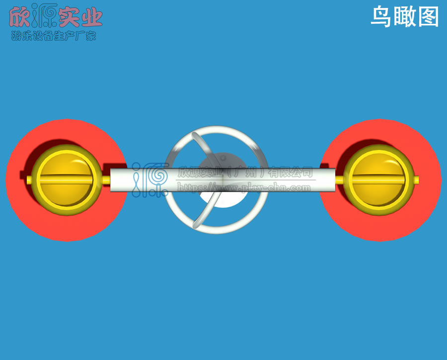 豪華版旋轉倒水桶戲水游樂設備