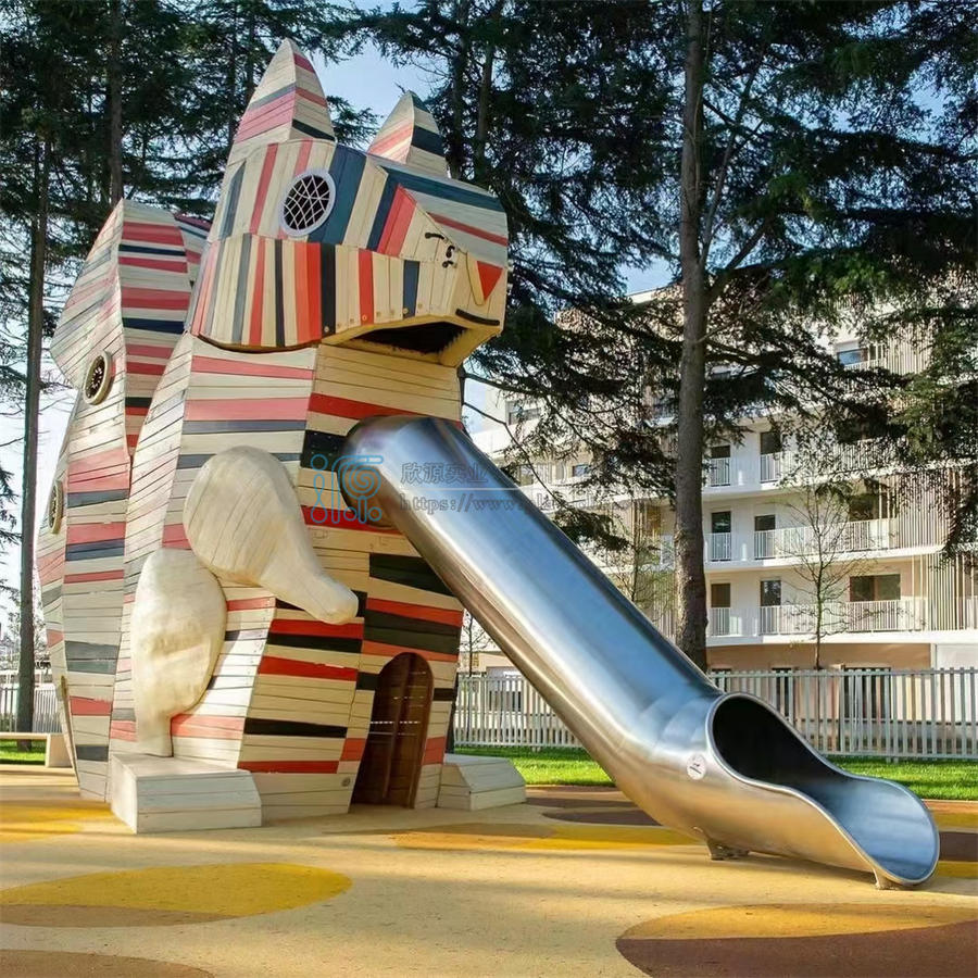 松鼠主題造型無動力游樂設備