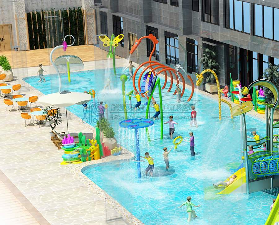 溫泉度假酒店472方室外水樂園規劃方案