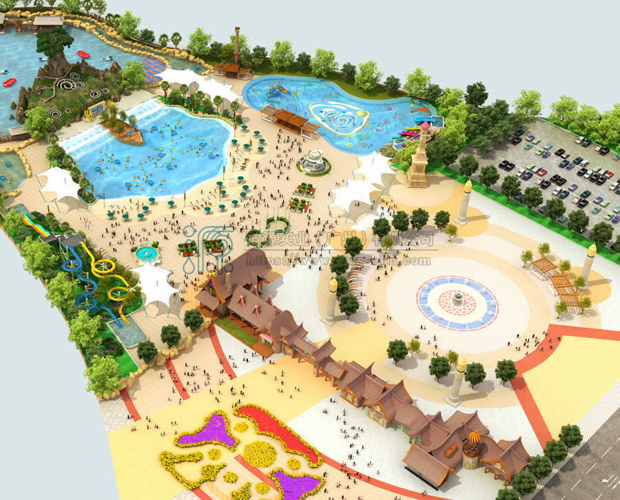 緬甸大型景區水上樂園設計方案