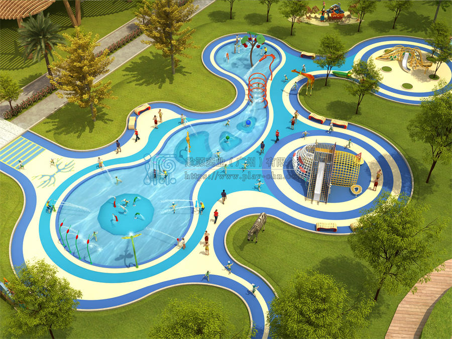 美麗鄉村無動力水上樂園規格設計