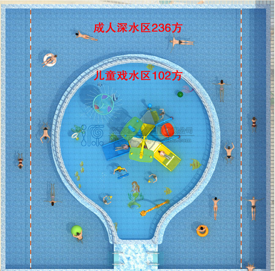 親子樂園360方戲水區(qū)規(guī)劃方案