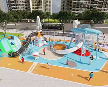 商業(yè)廣場戶外小型無動(dòng)力游樂園