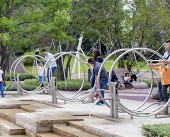 腳踏健身取水科普設(shè)施