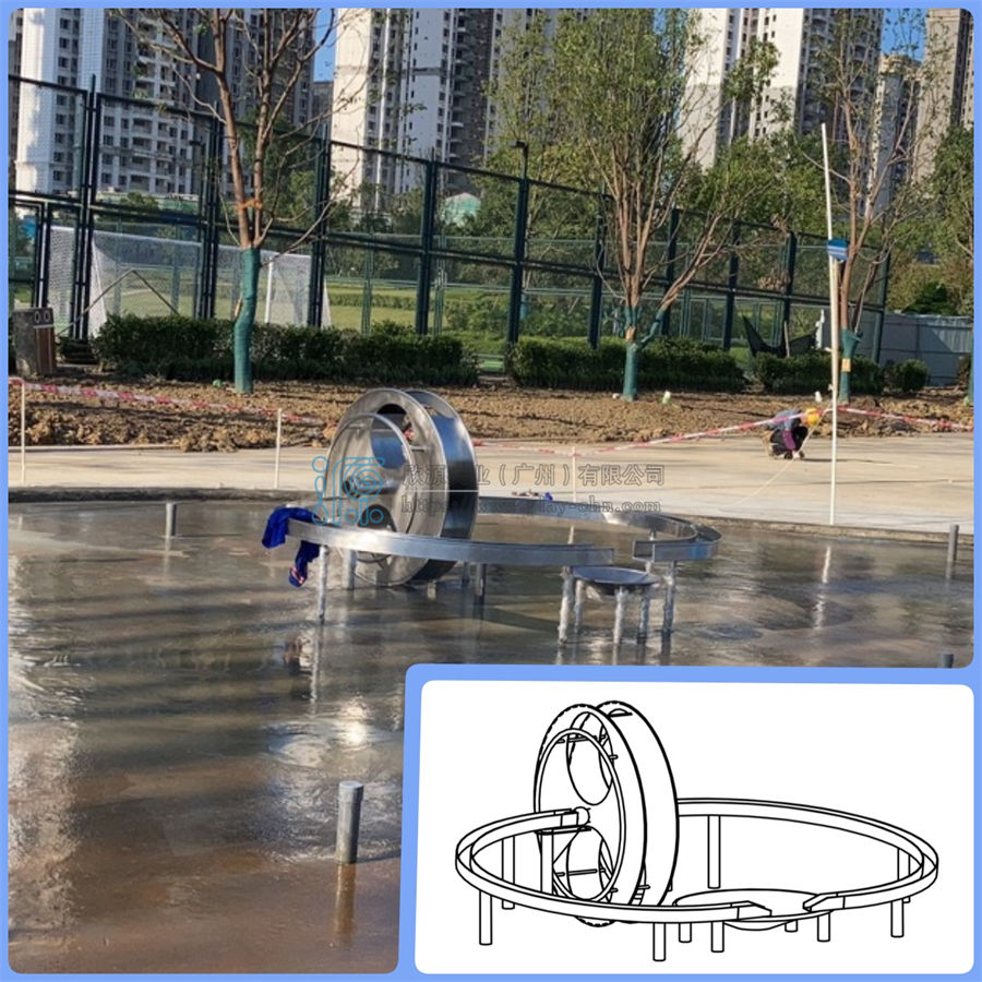 不銹鋼玩水科普游樂設備