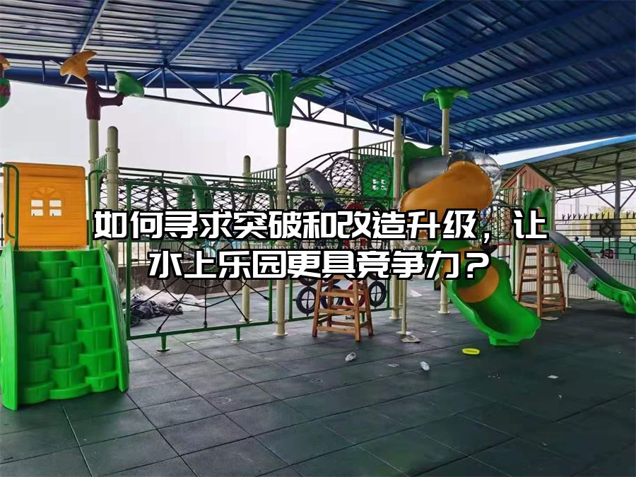 如何尋求突破和改造升級，讓水上樂園更具競爭力？