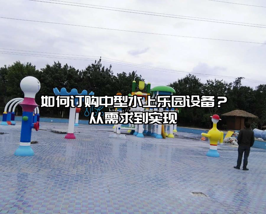 如何訂購中型水上樂園設備?從需求到實現