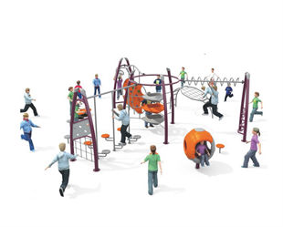網繩攀爬游樂設備款式8