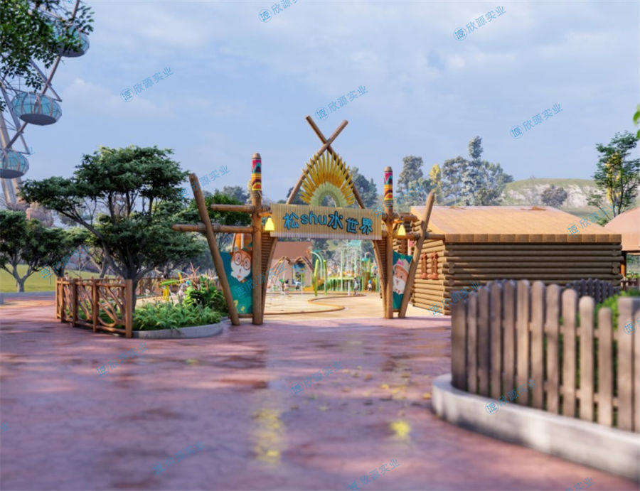 2250平方旱噴水上樂園整體規劃方案