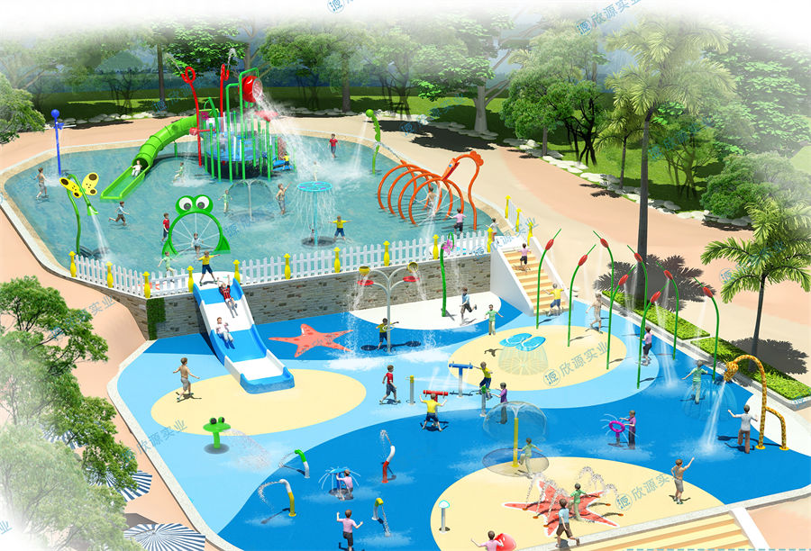 900平方旱噴水上樂園整體規劃方案