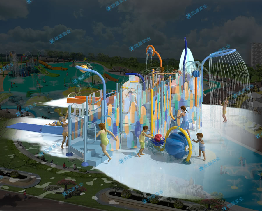 水上樂園組合滑梯