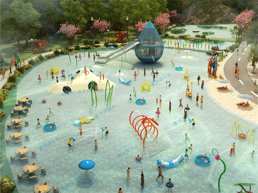 6000平方室外水上樂園整體規劃方案