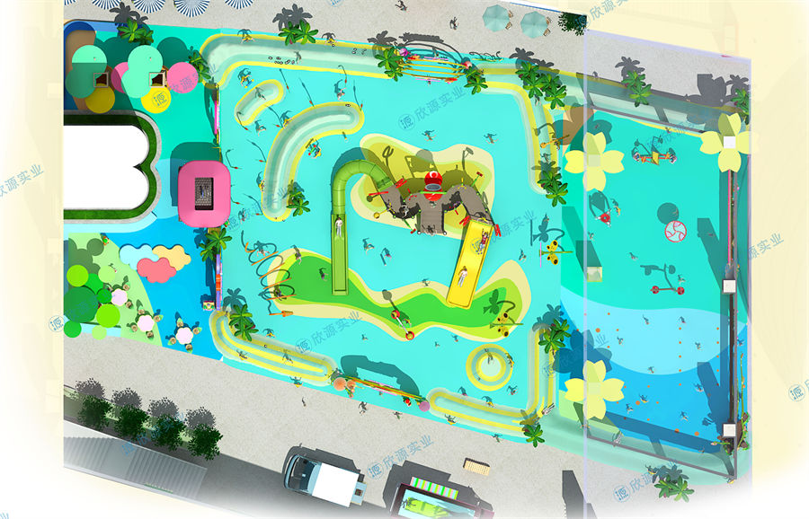 800平方室內(nèi)親子水上樂(lè)園