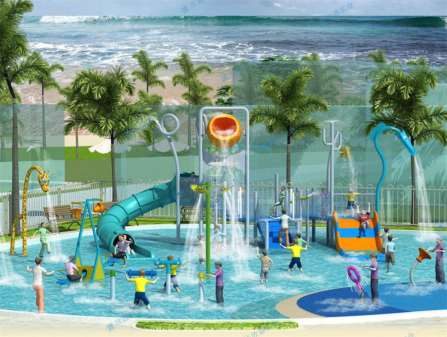 800平方旱噴水上樂園整體規劃方案