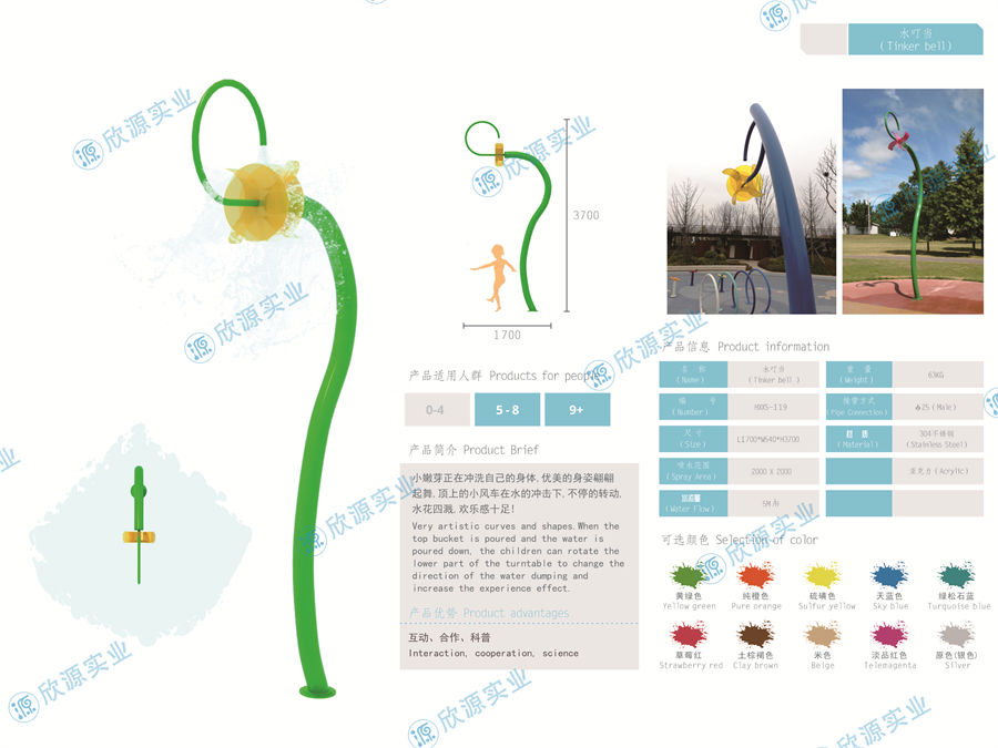 水叮當倒水戲水游樂設備
