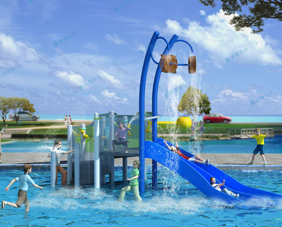 水叮當水上滑梯組合