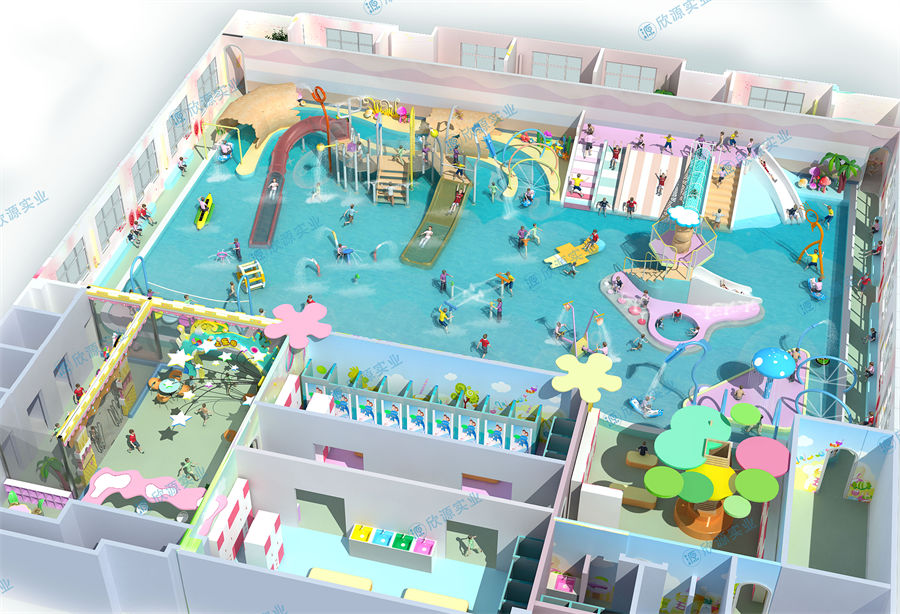 1077平方室內水上樂園