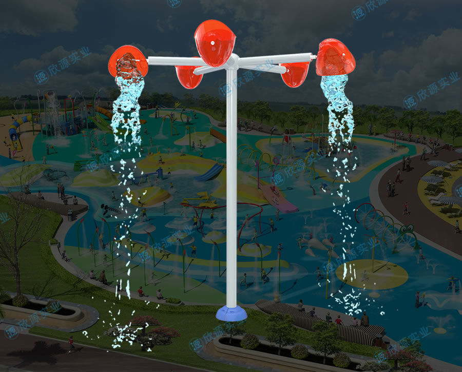 五錐桶倒水游樂設備2號