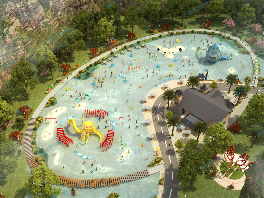 6000平方室外水上樂園整體規劃方案