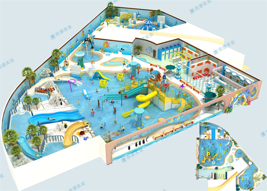 1800平方室內水上樂園