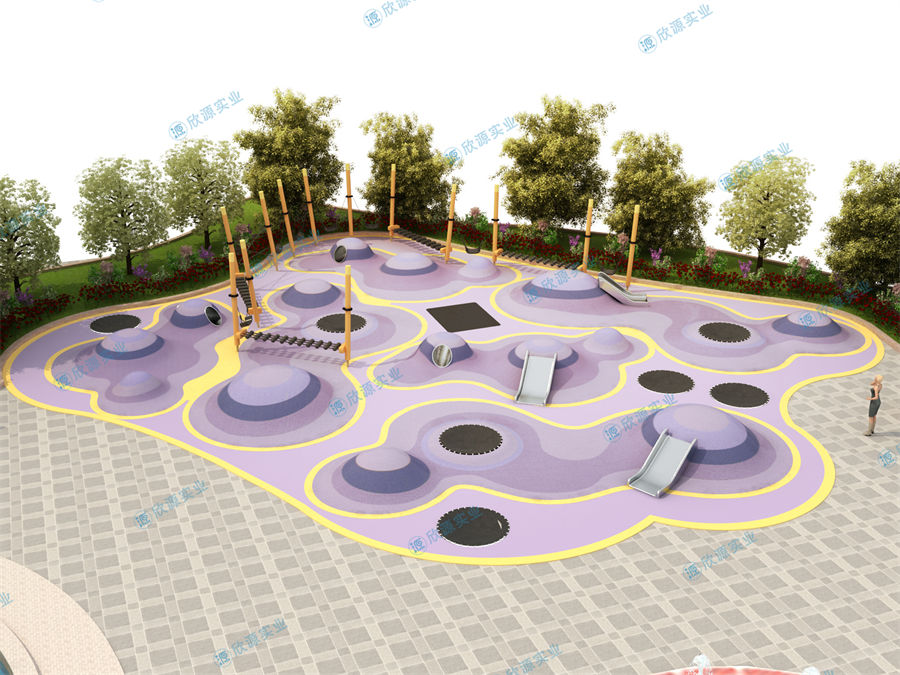 5000平方旱噴水上樂園整體規劃方案