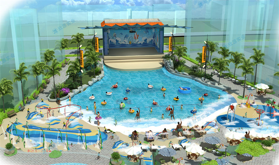 908平方室外水上樂園整體規劃方案