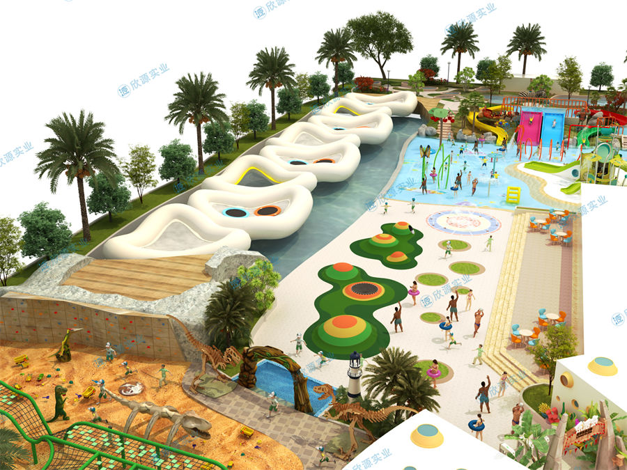 3000平方旱噴水上樂園整體規劃方案