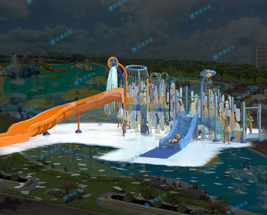 水上樂園組合滑梯