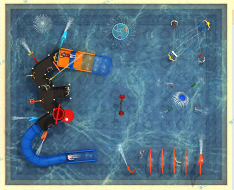 315平方溫泉水上樂園