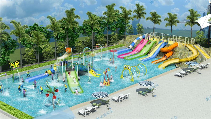 841平方室外水上樂園整體規劃方案