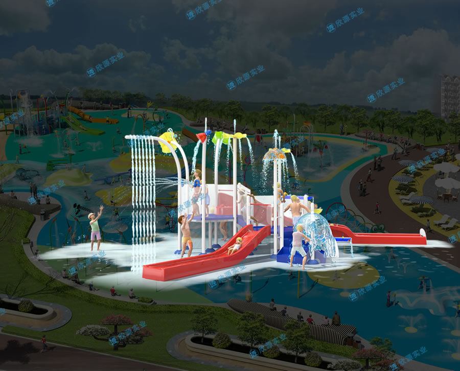兒童組合水上滑梯源頭工廠
