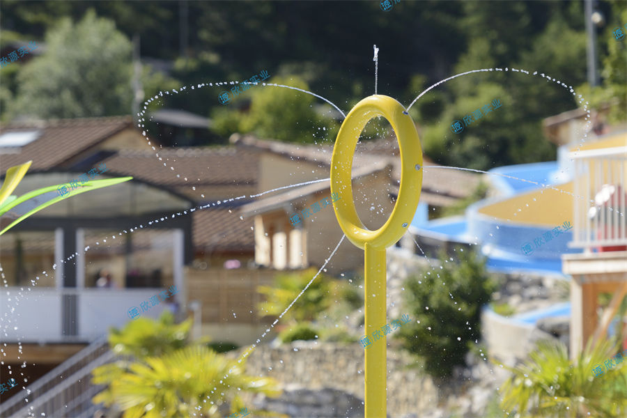 太陽噴水戲水小品設備