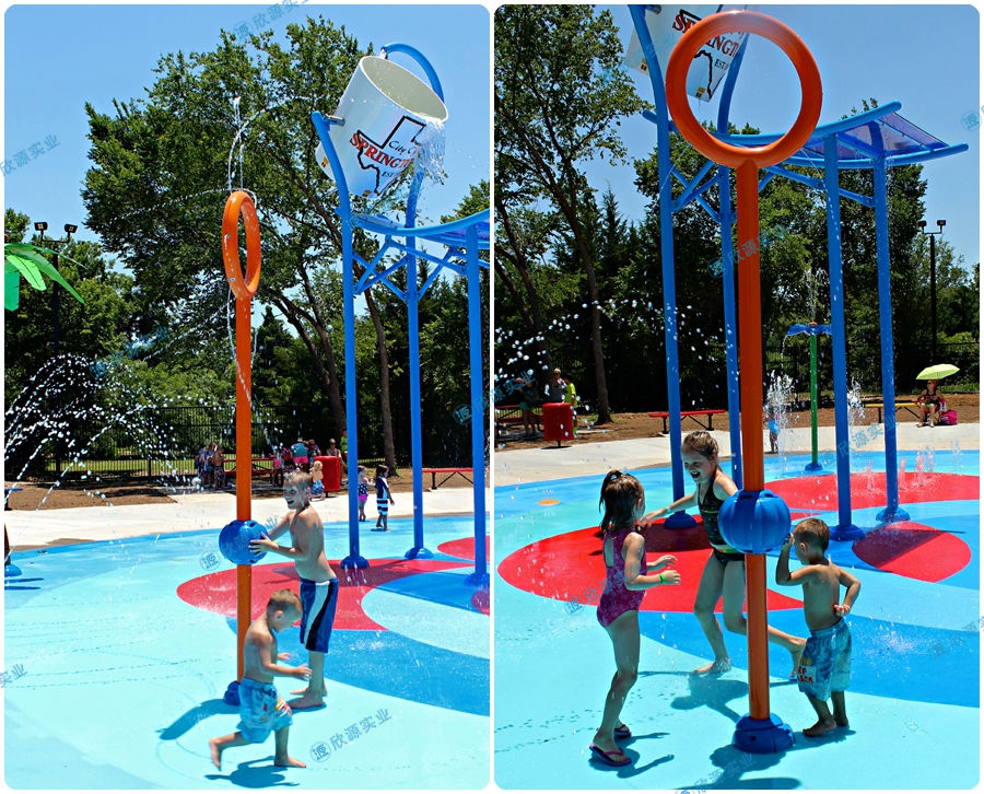 太陽噴水戲水小品設備