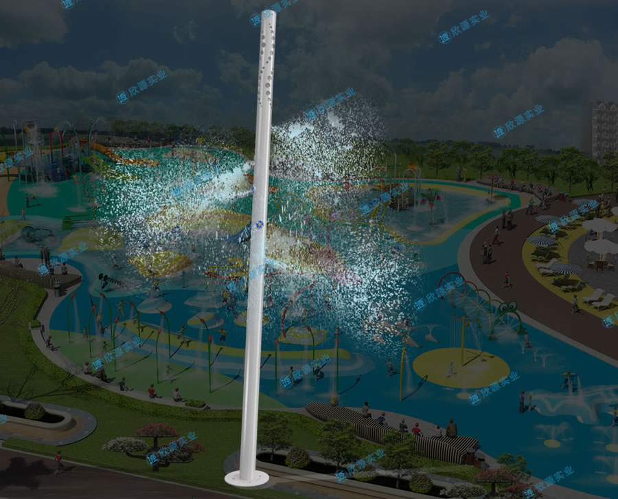 噴霧立柱戲水設備