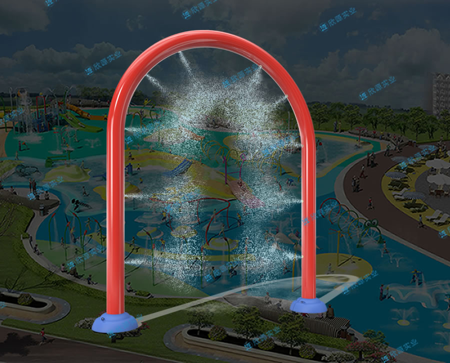 U型戲水游樂設備