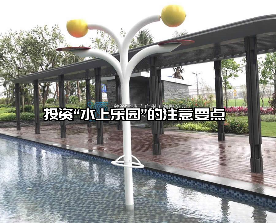 投資“水上樂園”的注意要點 
