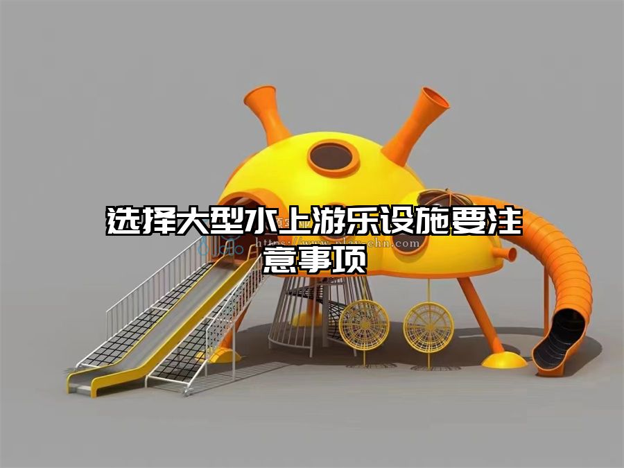 選擇大型水上游樂設施要注意事項