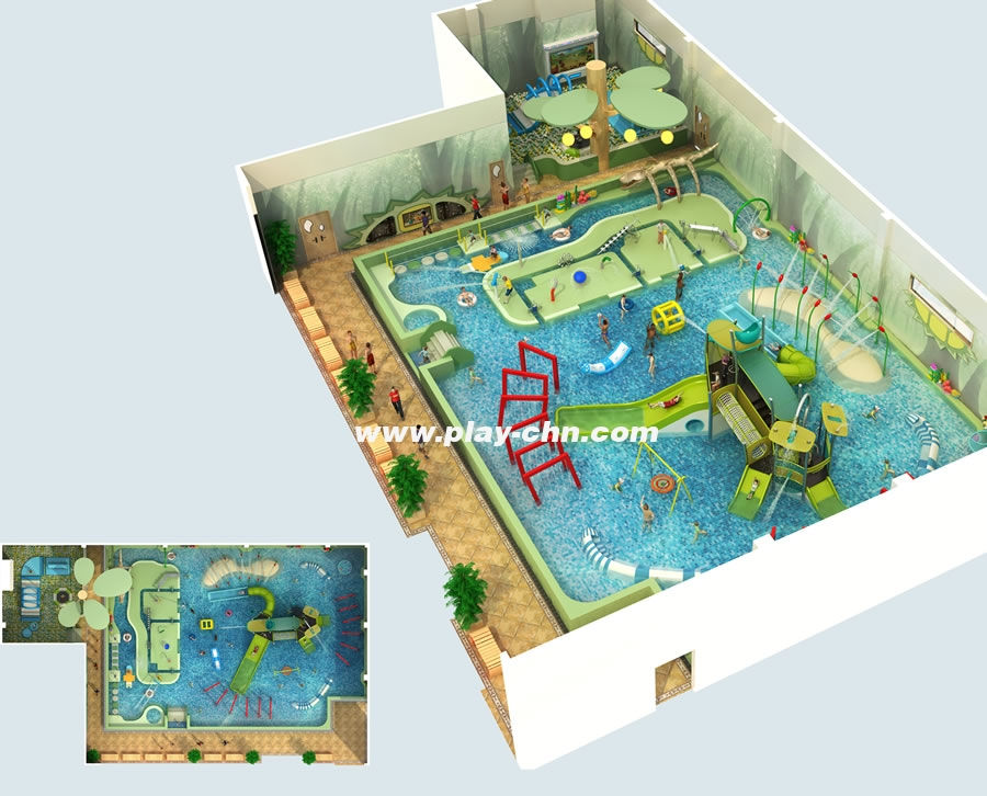 運城潤天酒店水上樂園效果圖