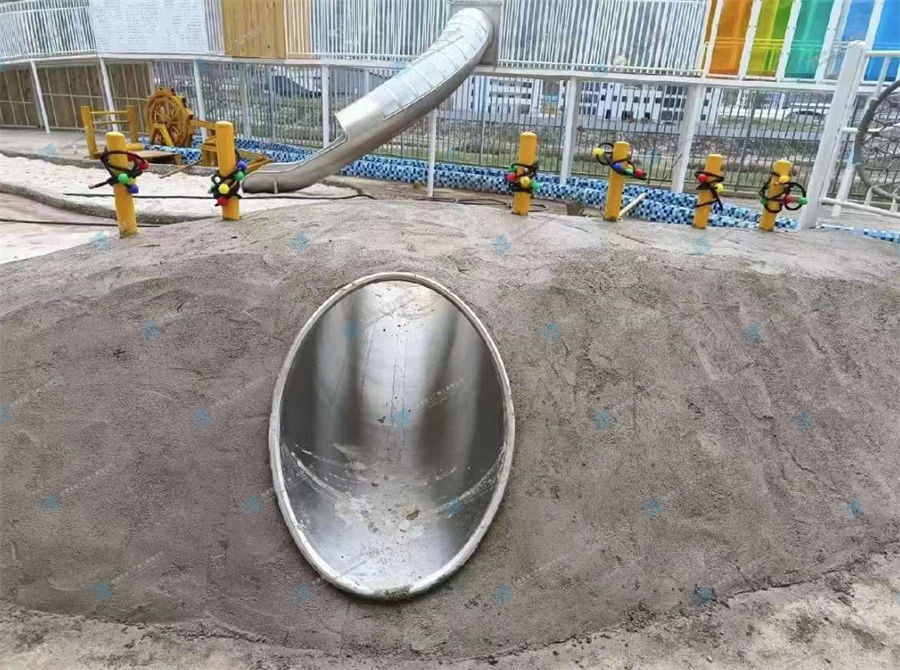 不銹鋼鉆洞兒童游樂園設(shè)備