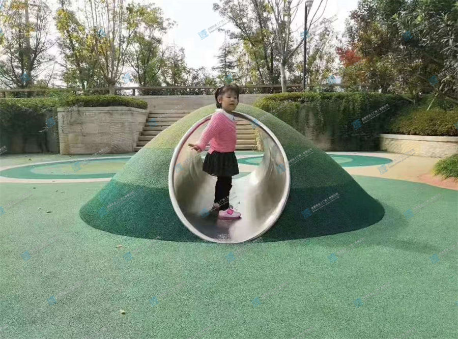 不銹鋼鉆洞兒童游樂園設(shè)備