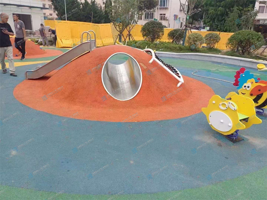 不銹鋼鉆洞兒童游樂園設(shè)備